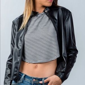 Moto Faux Jacket